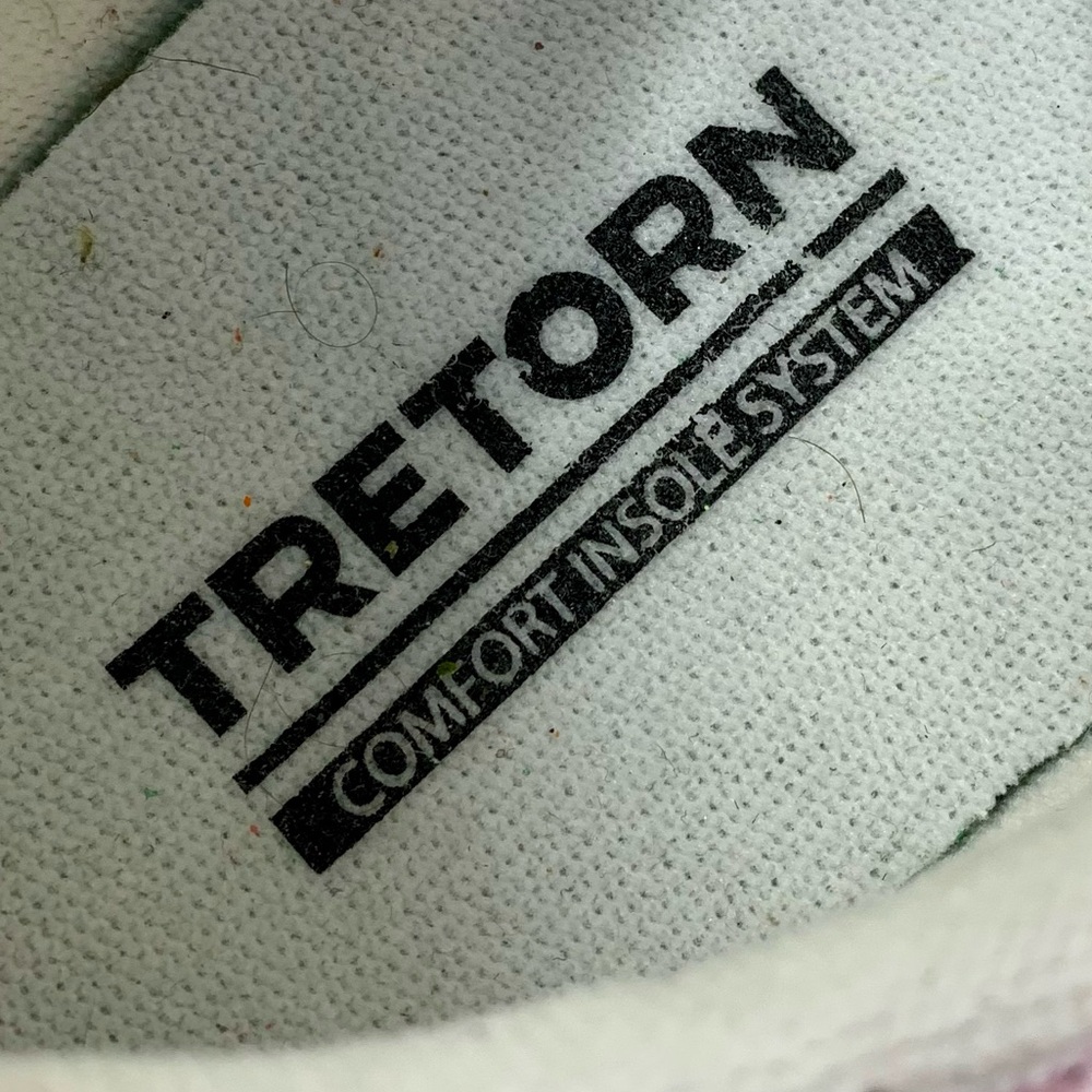 Tretorn Nylite Plus Lace Up Pink Gingham Sneakers 11 Retro Classic Preppy Casual - Picture 10 of 15